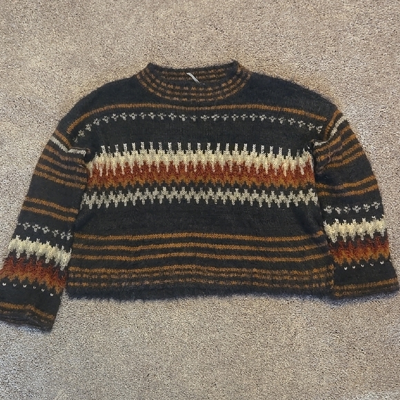 Free People Stripe Sweater - Picture 1 of 5